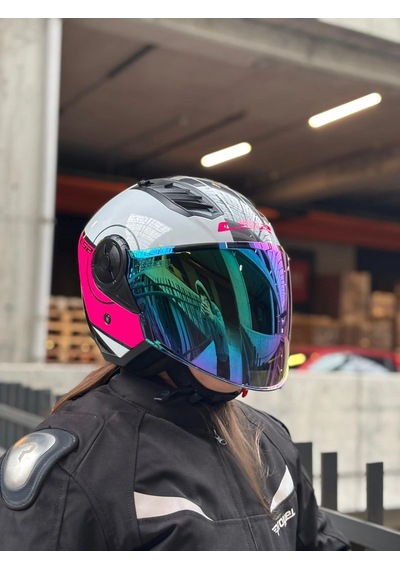 Ls2 Aırflow 2 Cover Beyaz-pembe Kask Beyaz Pembe