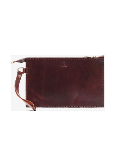 Elegance Leather El Yapımı Hakiki Deri Kadın Portföy Çanta Kahverengi - 650971625 kahverengi