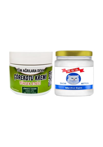 Çörek Otu Kremi 100 Ml + Snow Kitten Menthol Balm 50 Ml / Teskin Seti