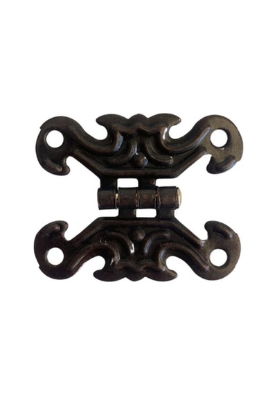 Kelebek Bronz Tavla Menteşesi Mobilya Kutu Menteşesi 2 Adet Bronz En:3cm Boy:2cm