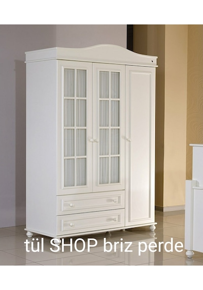 Briz Perde Dolap Içi Çubuklu Özel Dikim Dolap Perdesi (403134659)