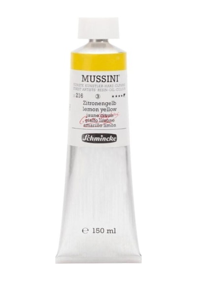 Schmincke Mussini Artist Yağlı Boya 150 Ml Seri 3 216 Lemon Yellow