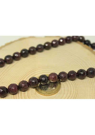 Lal (Granat) (Garnet) Taşı Faset Kesim 10mm/2 adet Pembe