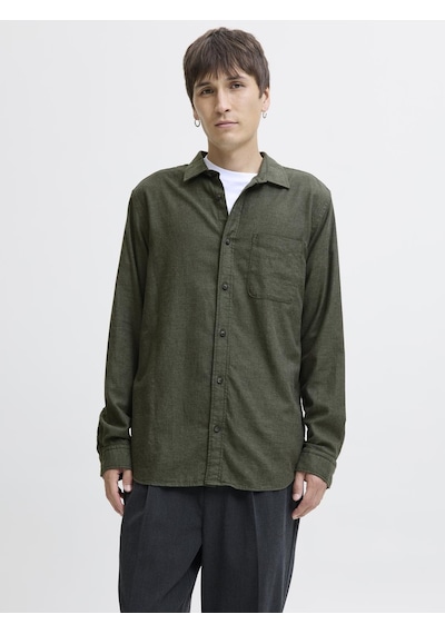 Jack & Jones Erkek Dügme Kapamali %100 Pamuk Gömlek - Classic - 12278416 Rosin