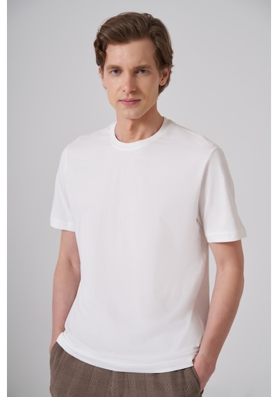 Morven Erkek Ekru Basic Bisiklet Yaka Dynamic Fit Pamuk T-shirt 26yc018008454 Ekru Morven Erkek Ekru Basic Bisiklet Yaka Dynamic Fit Pamuk T-shirt 26yc018008454 Ekru