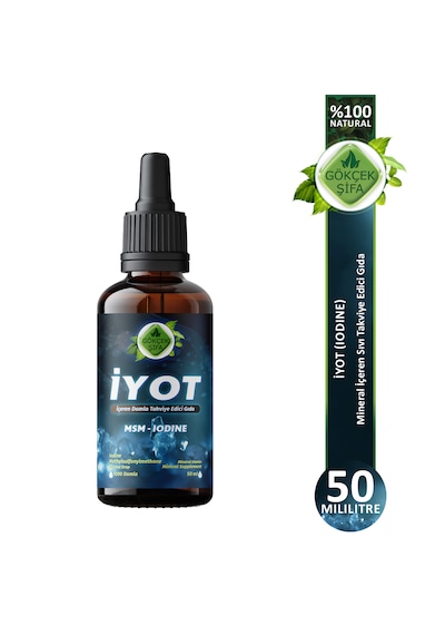 Gökçek Şifa Msm Iyot Msm Iodine 50 ML
