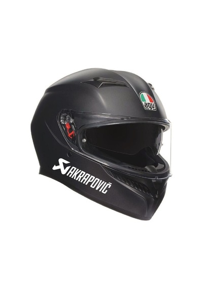 Akrapovic Beyaz Motosiklet Sticker Etiket Modeli