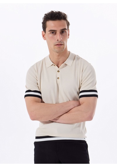 Fabrika Comfort Bej Erkek Regular Fit Jakarlı Kazak Fc5sm-kzk 2567
