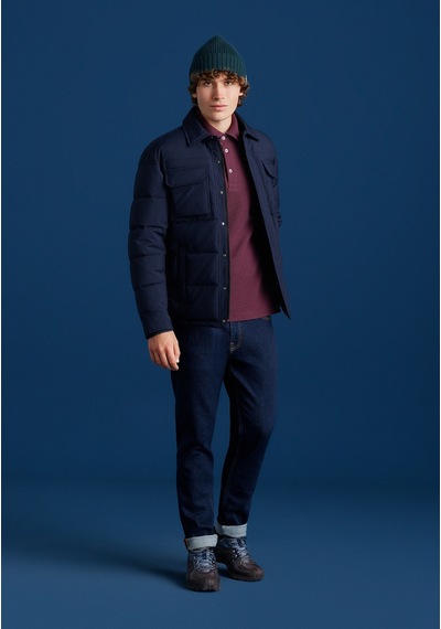 Colin's Colins Regular Fit Shirt Neck Fermuarlı Astarlı Erkek Lacivert Mont Cl1080169 Q1.v1 Nav