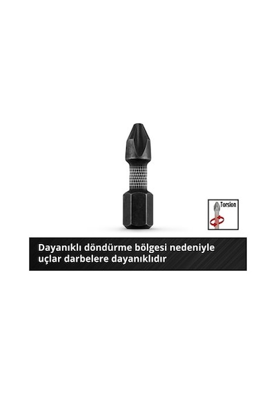 28 Parça Darbeye Dayanıklı Bits Uç Seti, Farklı Uzunluklar