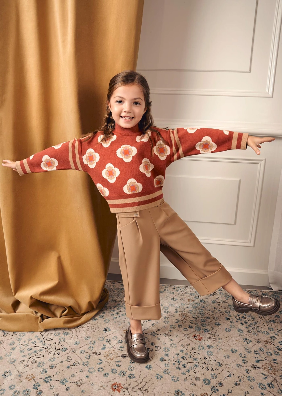 Abel & Lula Mayoral Abel&lula Kız Çocuk Pantalon Camel