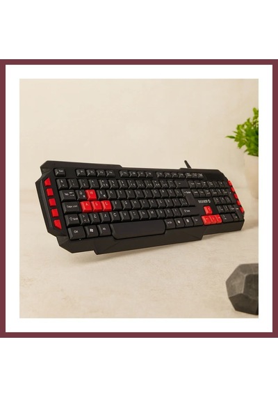 Storeşahin Usb Kablolu Oyuncu Klavye Renkli Tuşlar, 150 Cm Shn0720