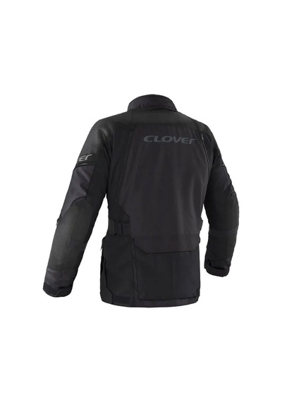 Clover Outland-3 Wp Korumalı Motosiklet Montu Siyah