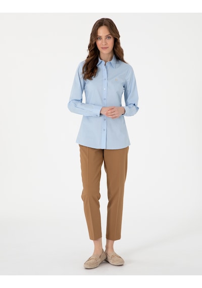Pierre Cardin Kadın Açık Mavi Gömlek Desenli 50313589-vr003 Açık Mavi Pierre Cardin Kadın Açık Mavi Gömlek Desenli 50313589-vr003 Açık Mavi