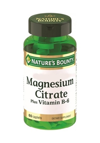 Nature's Bounty Magnesium Citrate Plus Vitamin B-6 60 Tablet Diğer
