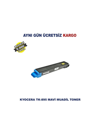 Tk-895 / Kyocera Ecosys Fs-C8025 Mavi Uyumlu Toner 6.000 Sf