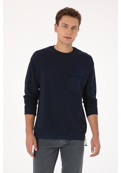 U.s. Polo Assn. Erkek Lacivert Sweatshirt 50316401-vr033 Lacıvert