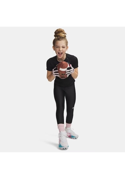 Under Armour Heatgear Crop Mock Kız Çocuk Siyah Tayt