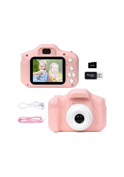 Mini Kamera Fotoğraf Makinesi Pembe