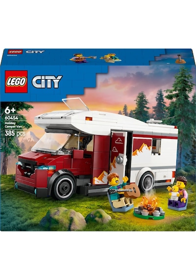 LEGO® City Tatil Macera Karavanı 60454 - 6 Yaş ve Üzeri Çocuklar için Yaratıcı Oyuncak Yapım Seti (385 Parça)