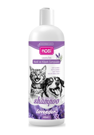 Hobi Lavanta Kokulu Kedi Köpek Şampuanı 400 ML