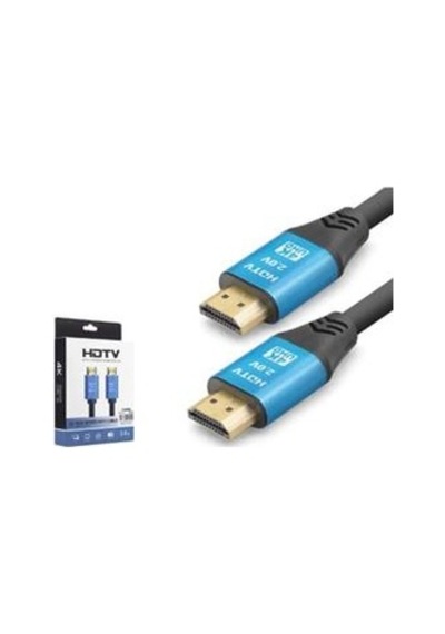 Nodar Nd4051 Hdmı 2.0 Kablo 4k 60 Hz Od 8.0 Mm 3 M Siyah Mavi Kdo