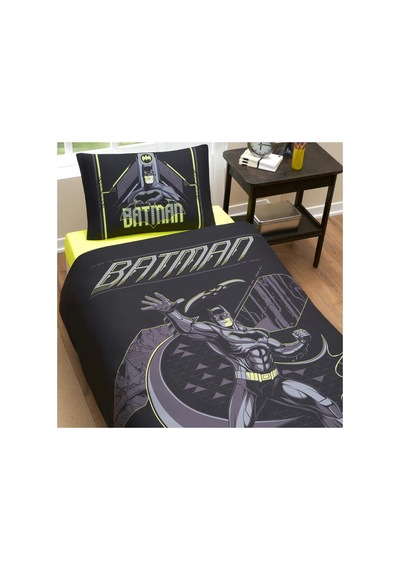 Özdilek Tek Kişilik Lisanslı Nevresim Takımı Batman Game Over Siyah Çok Renkli