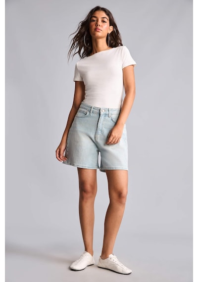 Defacto Cepli Jean Şort I4914ax26hsnm39 Mavi-nm39