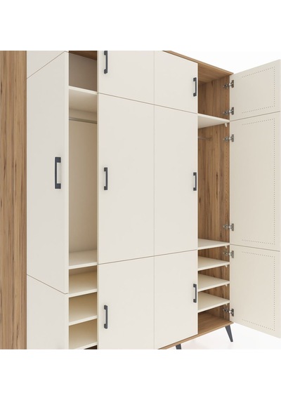 Hyperion Gardrop 10 Raflı 12 Kapaklı 2 Askılı 176x44x221 Çam-aytaşı Aytaşı Hyperion Gardrop 10 Raflı 12 Kapaklı 2 Askılı 176x44x221 Çam-aytaşı Aytaşı