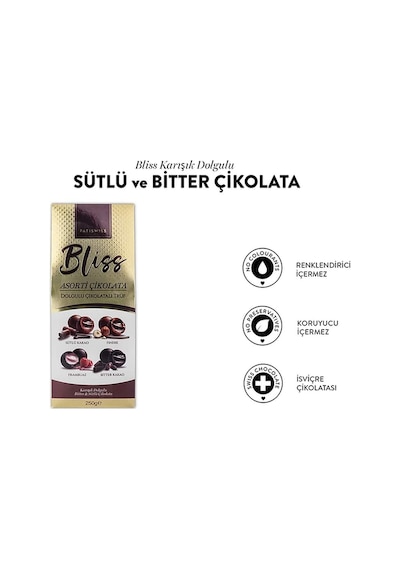 Bliss Karışık Dolgulu Çikolata 250g X 2 Adet