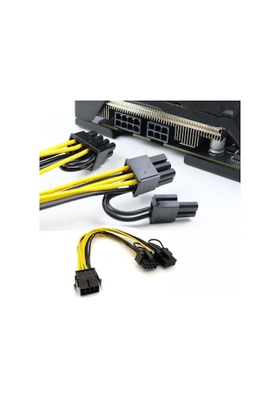 8 Pin Çoklayıcı 8 Pin Power Çoğaltıcı Ekran Kartı 8 Pin Power Çoğaltıcı