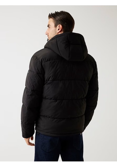 Guess Stretch Puffa Jacket Erkek Şişme Mont M4bl21wgj42 M4bl21wgj42 Jblk Siyah