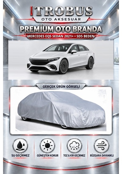 Mercedes-benz Eqs Sedan 2021 Ve Sonrası Uyumlu Premium Araba Brandası Oto Branda Sd5 Beden