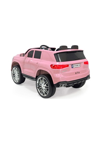 Ata Gt Pembe Uzaktan Kumandalı 4x2 12 Volt Akülü Araba - Rc Togg Akülü Araba Tog Akülü Araç Çok Renkli
