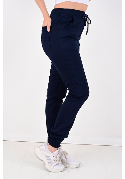 Black Steel Jogger,Bel Ve Paça Lastikli Bayan Pantolon-Byn-1000 (543989608)