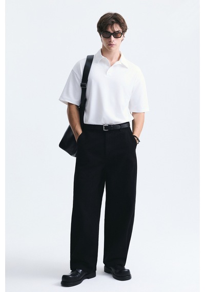 Vamos Relaxed Fit Pantolon Siyah