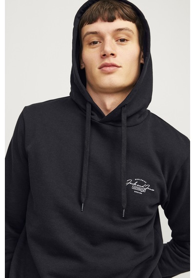 Jack & Jones Erkek Sweat 12256838 Siyah Siyah