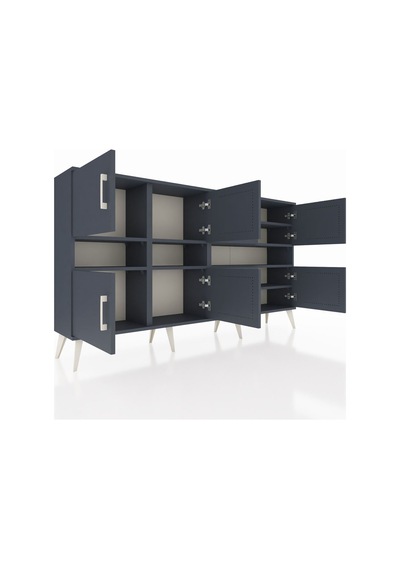 Arges Konsol 8 Raflı 8 Kapaklı 176x30x99 Antrasit-antrasit Antrasit - Antrasit Arges Konsol 8 Raflı 8 Kapaklı 176x30x99 Antrasit-antrasit Antrasit - Antrasit