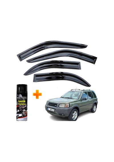 Land Rover Freelander Mügen Cam Rüzgarlığı 1998-2006 Arası 4 Lü Takım +500ml Lastik Parlatıcı
