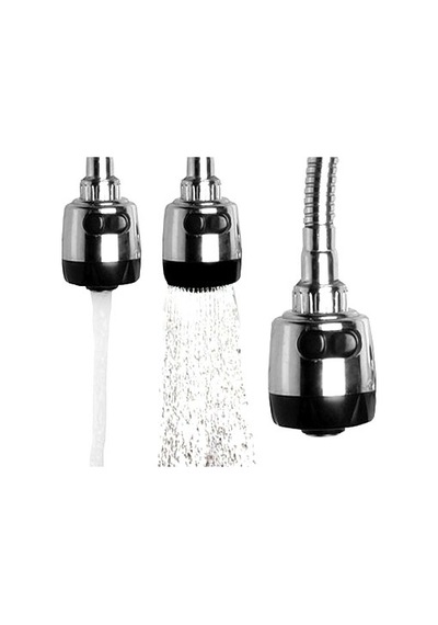 Oynar Başlıklı 2 Fonksiyonlu 40 Cm Spiral Musluk Başlığı Krom Mh-1370994