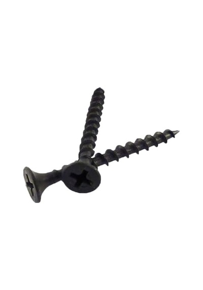 Woodpro Fasteners Dwpc8x3-5 No 2 Phillips 2,3 Kg Net Ağırlık No 8 X 3-inç Kaba Alçıpan Vidalar, 470 Parça, Siyah