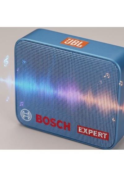Jbl Bosch Özel Seri, Go Essential, Bosch Expert Harman Jbl Bluetooth Hoparlör, Ipx7, Mavi