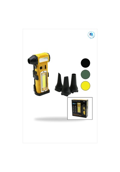 Araç İçi Süpürge Şarjlı Mini Turbo Fan 3 Uç Kademeli Hız Fenerli