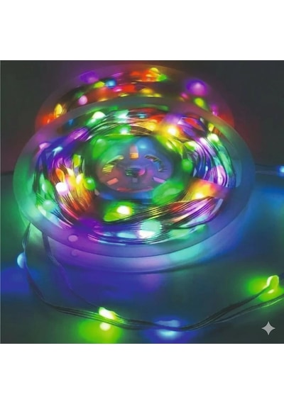 Usb'li 5v Yılbaşı Led Işık Dış Mekan, Rgb Pixel Akıllı Peri Led 5 Metre