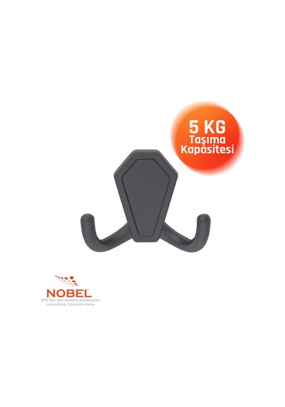 Vi Lla Askı, Metal Vestiyer Askısı, Matsiyah, Duvar Ve Dolap Askılığı 5'li Set Vidalı Matsi Yah