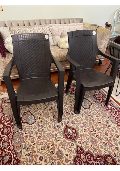 Buyukarısoy Elegance Rattan Efektli Plastik Sandalye + 70X120 Plastik Masa Tk