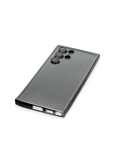 Samsung Galaxy S22 Ultra Kılıf Razer Lensli Silikon - Siyah 0.2M-Çok Renkli