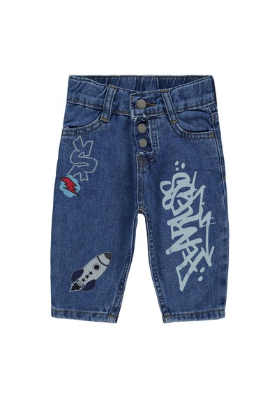 Civil Baby Skate Baggy 6-18 Ay Pantolon - Mavi Orta Mavi