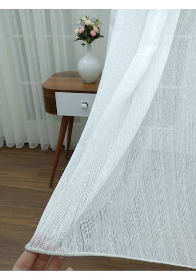 Evdepo Home Kullanıma Hazır Tül Perde (540838008)