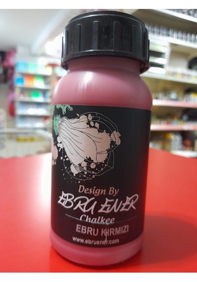 Ebru Ener Chalkee Akrilik Boya 250 ML Ebru Kırmızı